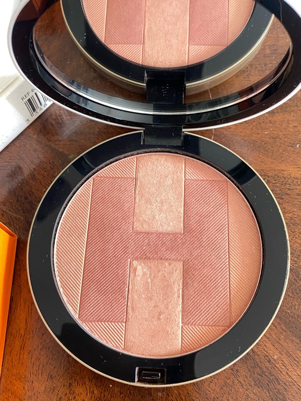 Hermes Plein Air 10 Rose Hale. H Trio Iridescent Silky Mineral Blush.